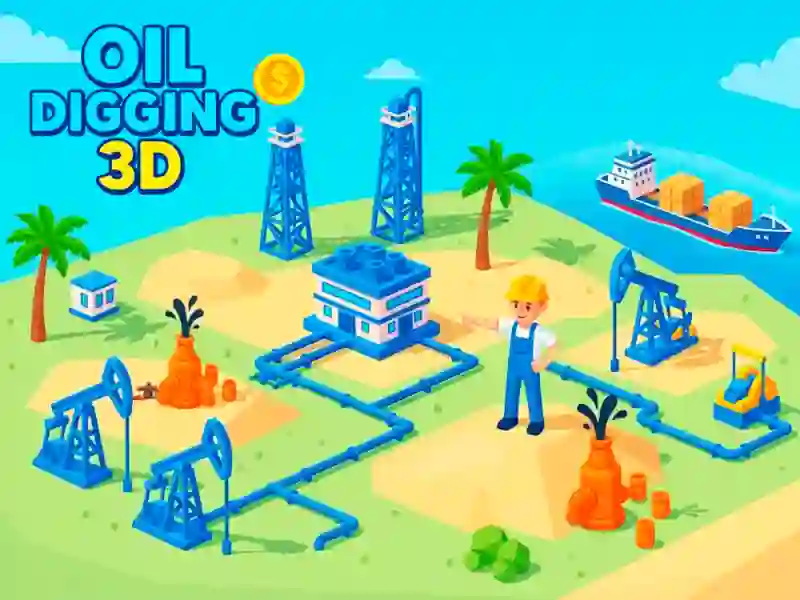 שפּיל Oil Digging 3D אָנליין