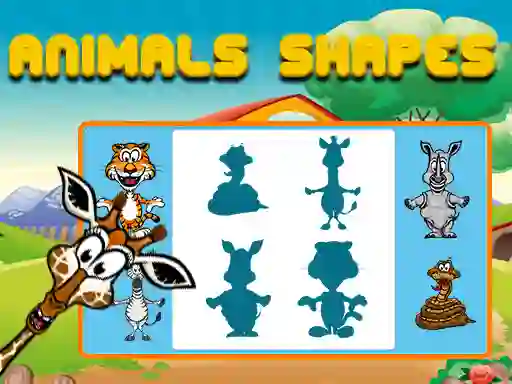 שפּיל Animals Shapes אָנליין