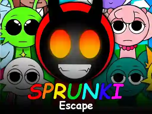 שפּיל Sprunki 3D Escape אָנליין