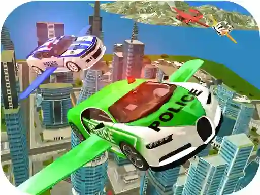 שפּיל Flying Police Car Simulator אָנליין