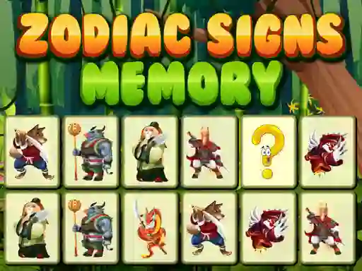 שפּיל Zodiac Signs Memory אָנליין