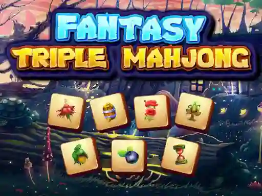 שפּיל Fantasy Triple Mahjong אָנליין