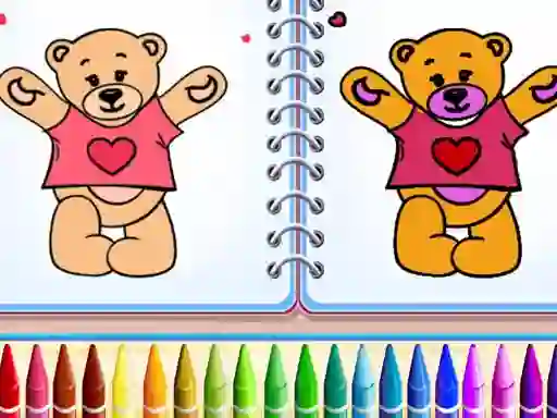 שפּיל Cute Teddy Bear Colors אָנליין