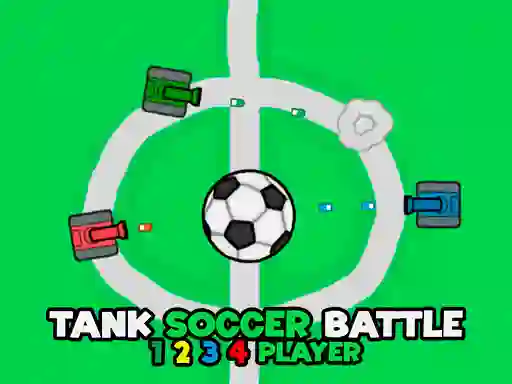 שפּיל Tank Soccer Battle 1 2 3 4 Player אָנליין