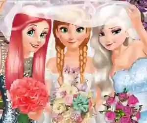 שפּיל Bride and Bridesmaides Dress up אָנליין