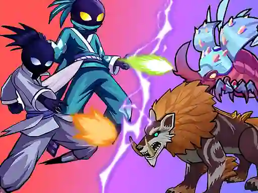 שפּיל Stick Ninja Survival אָנליין