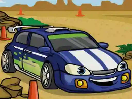 שפּיל Racing Cartoons Jigsaw אָנליין