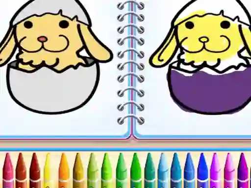 שפּיל Coloring Bunny Book אָנליין