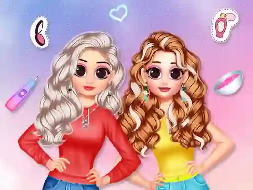 שפּיל Besties Makeover Salon אָנליין