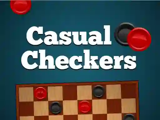 שפּיל Casual Checkers אָנליין