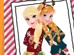 שפּיל Sisters Ugly Xmas Sweater אָנליין