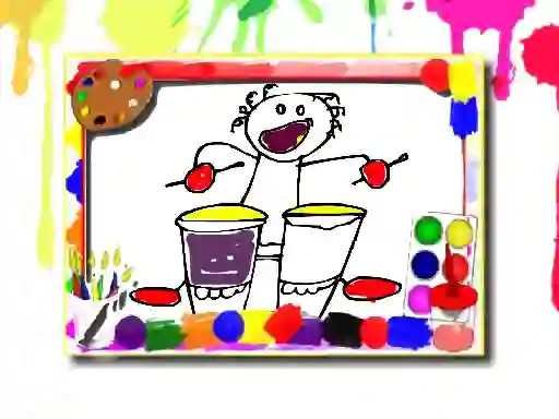 שפּיל Music Coloring Book אָנליין