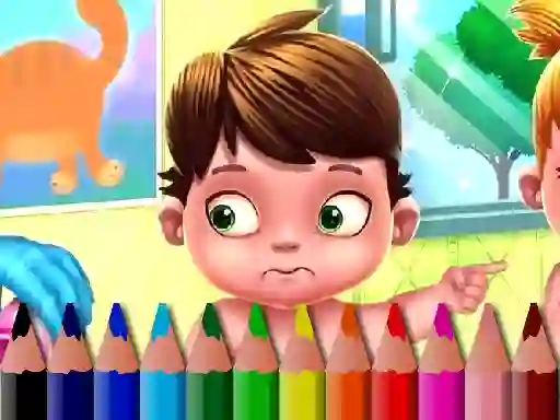 שפּיל Back To School: Baby Coloring Book אָנליין