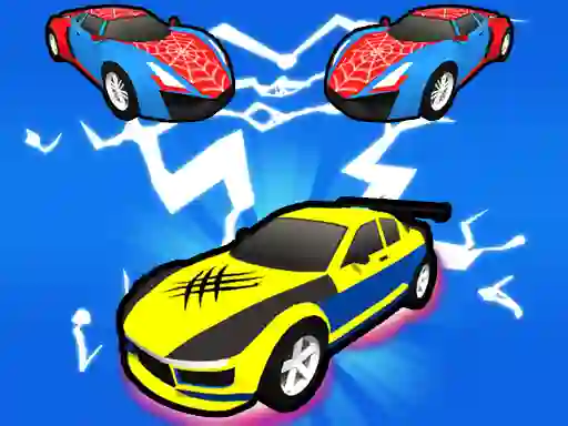 שפּיל Superhero Car Merge Master אָנליין