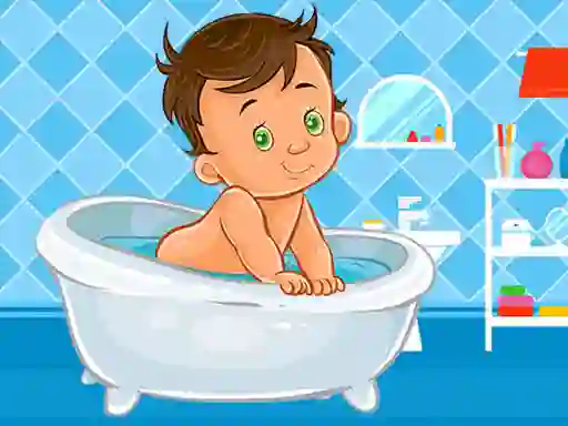 שפּיל Baby Bath Jigsaw אָנליין
