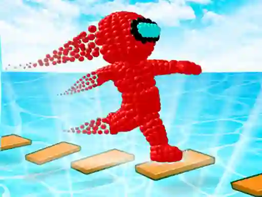 שפּיל Sandman Pixel Race 3D אָנליין