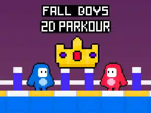 שפּיל Fall Boys 2D Parkour אָנליין