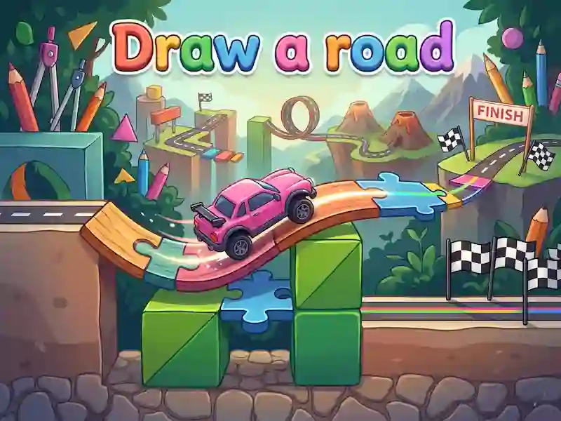 שפּיל Draw a road אָנליין