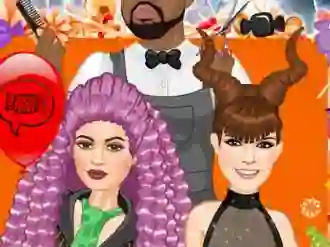 שפּיל Jenner Sisters Spooky Hairstyles אָנליין