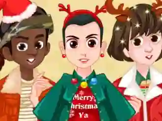 שפּיל Stranger things Christmas party אָנליין