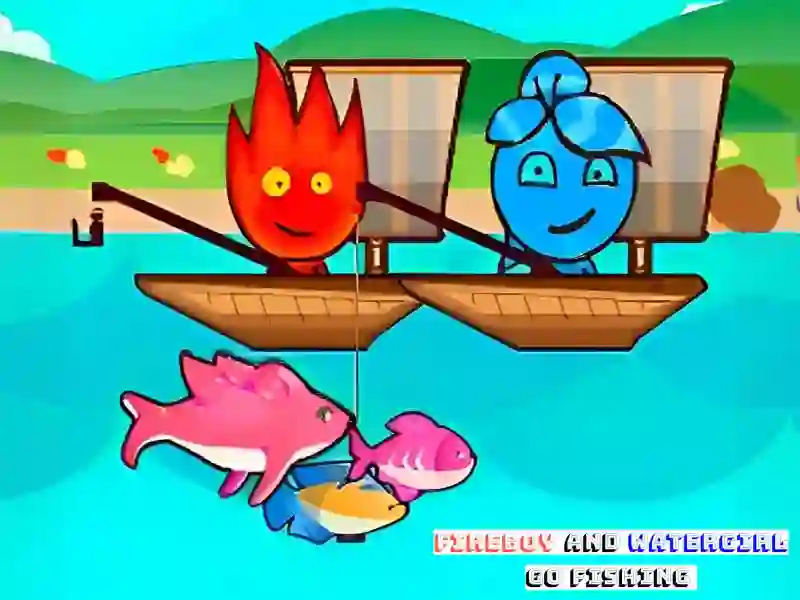 שפּיל FireBoy And WaterGirl Go Fishing אָנליין