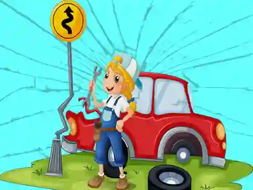 שפּיל Broken Cars Jigsaw אָנליין