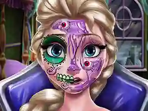 שפּיל Elsa Scary Halloween Makeup אָנליין
