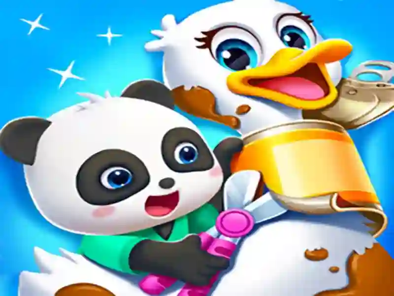 שפּיל Baby Panda Pet Care Center אָנליין