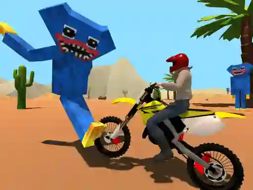שפּיל Motoracer vs Huggy אָנליין