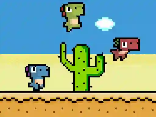 שפּיל Pixel Dino Run אָנליין