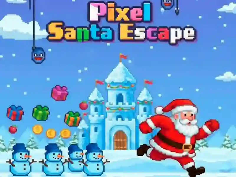 שפּיל Pixel Santa Escape אָנליין