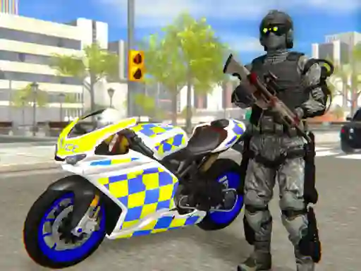 שפּיל Police Bike City Simulator אָנליין