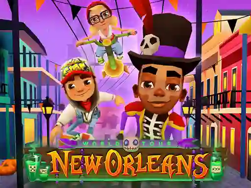 שפּיל Subway Surfers: Orleans Halloween אָנליין