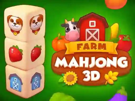 שפּיל Farm Mahjong 3D אָנליין