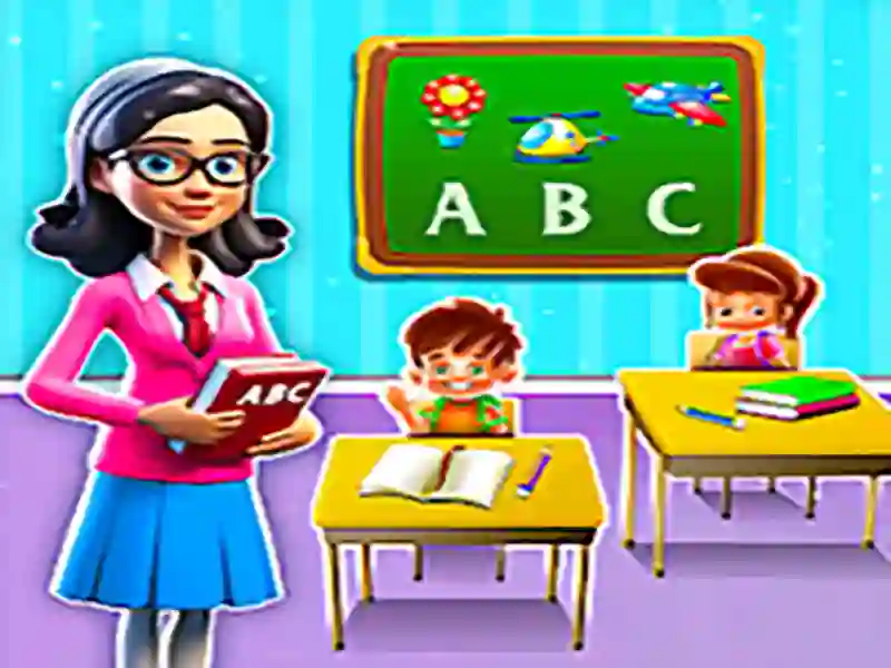 שפּיל Kindergarten School Teacher אָנליין