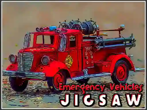 שפּיל Emergency Vehicles Jigsaw אָנליין