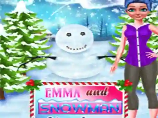 שפּיל Emma and Snowman Christmas אָנליין