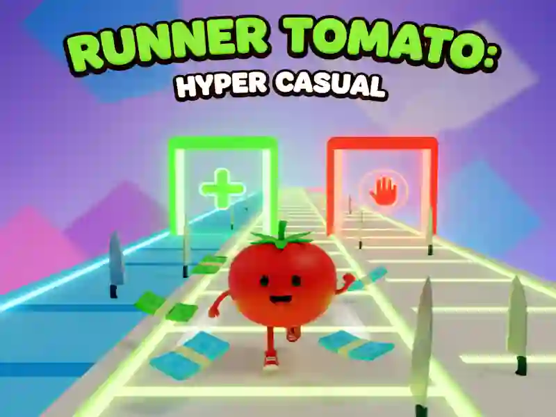 שפּיל Runner Tomato: Hyper Casual אָנליין