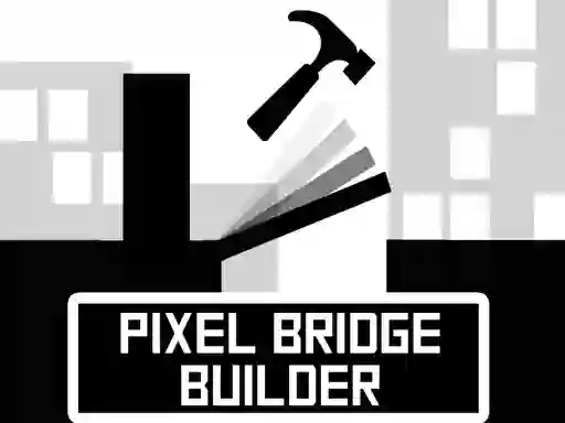שפּיל Pixel bridge builder אָנליין