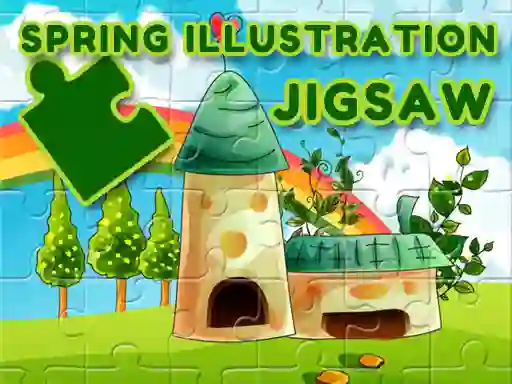 שפּיל Spring Illustration Jigsaw אָנליין