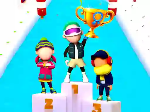 שפּיל Fun Race On Ice אָנליין