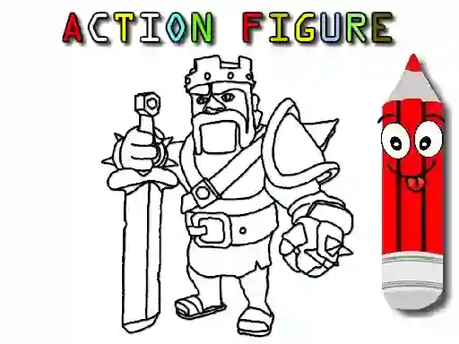 שפּיל Back To School: Action Figure Coloring אָנליין