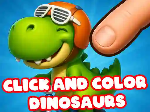 שפּיל Click And Colors Dinosaurs אָנליין
