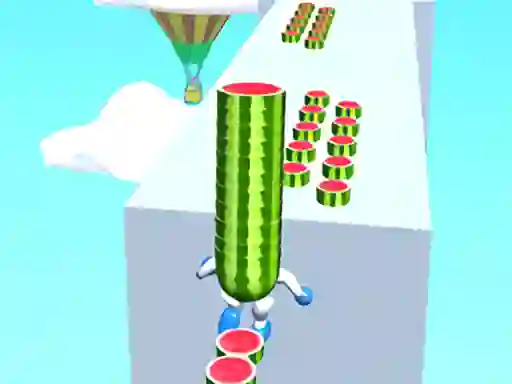 שפּיל Watermelon Run 3d אָנליין