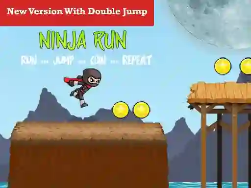 שפּיל Ninja Run Double Jump אָנליין