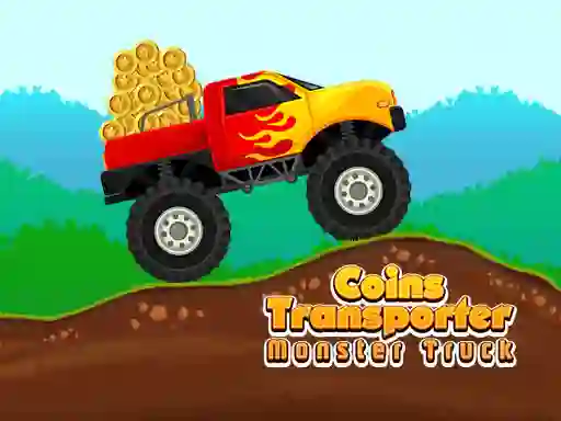 שפּיל Coins Transporter Monster Truck אָנליין