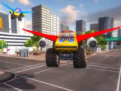 שפּיל Real Flying Truck Simulator 3d אָנליין