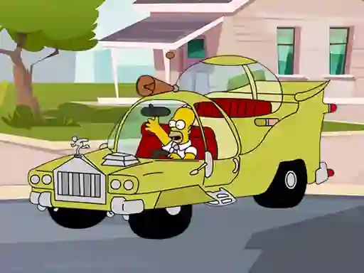 שפּיל The Simpsons Car Jigsaw אָנליין