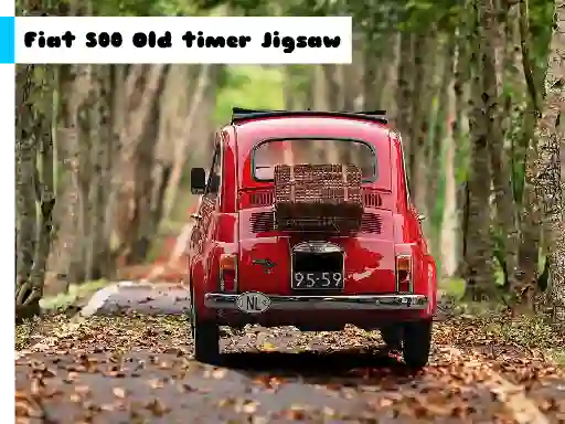 שפּיל Fiat 500 Old Timer Jigsaw אָנליין