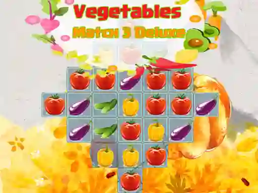 שפּיל Vegetables Match 3 Deluxe אָנליין